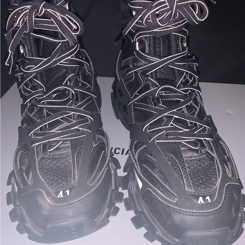 Balenciaga Black and Gray Athletic Shoes